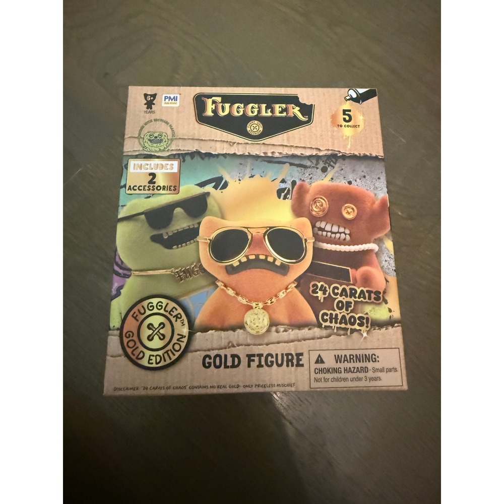 Fuggler Gold Edition Gold Figure Mystery Box 24 Carats of Chaos Sealed New